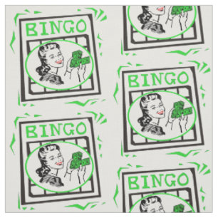 Tissu Madame With Money de carte de bingo-test