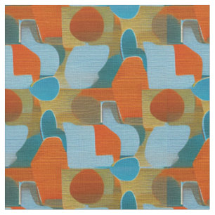 Tissu Magnifique Mi-Siècle moderne Abstrait