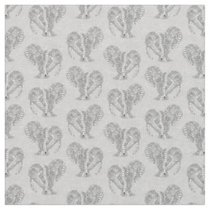 Tissu Manates de tatouage tribaux noirs et blancs
