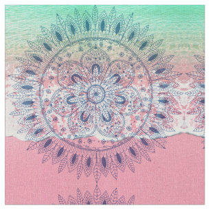 Tissu Mandala bohème de plage d'été