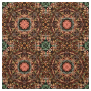 Tissu Mandala d'étoile et tuile influencés orientaux d