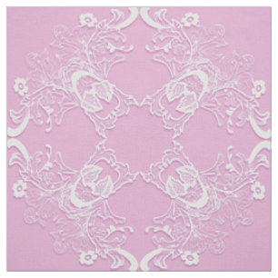 Tissu Mandala. rose floral ethnique