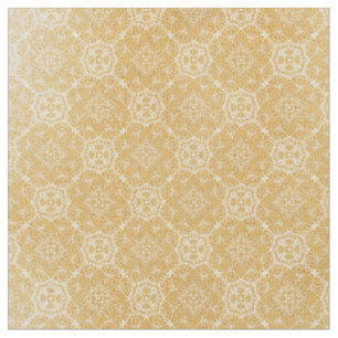 Tissu Mandalas d'or de Divers Cercles géométriques répèt