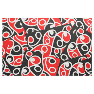 Tissu Maori Kowhaiwhai Layai Motif
