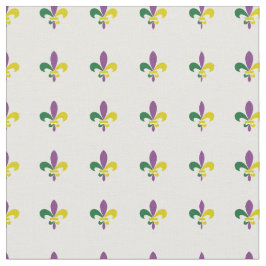 Tissu Mardi gras Fleur De lis Fabric