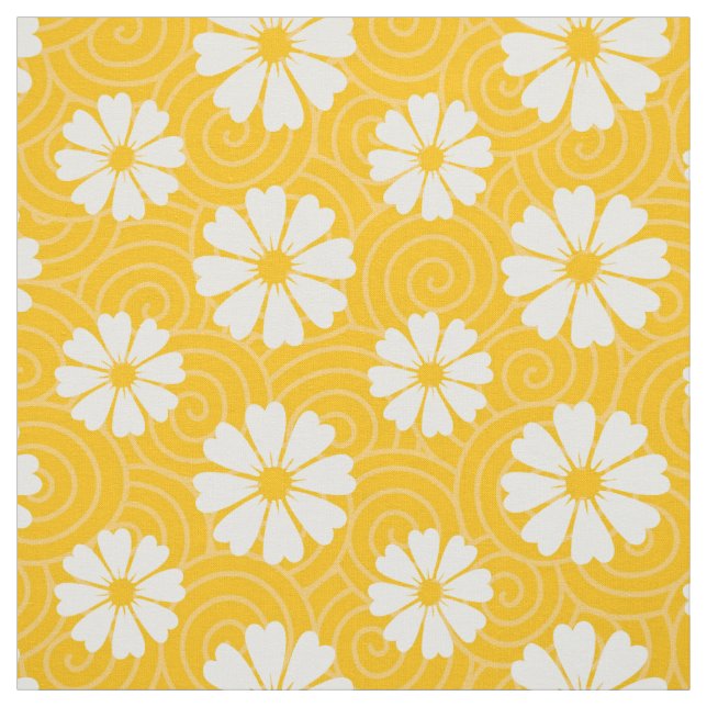 Tissu Marguerite de printemps (Échantillon)