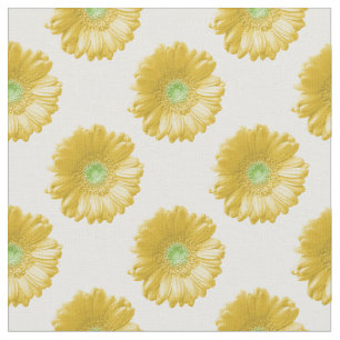 Tissu Marguerite jaune