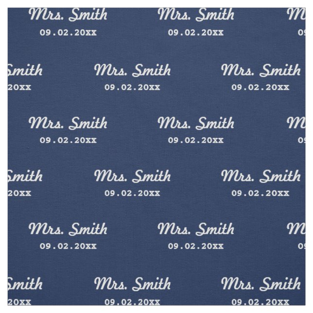 Tissu Mariage nuptial personnalisé (Échantillon)