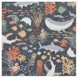 Tissu Marine