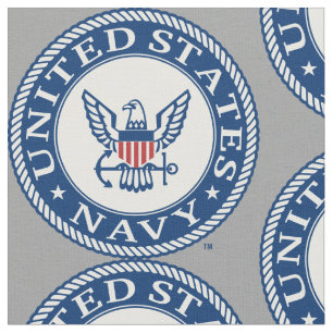 Tissu Marine américaine Navy Alt Emblem