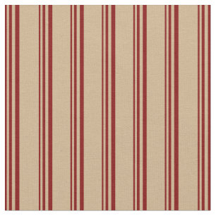 Tissu Maroon & Tan Linked Motif