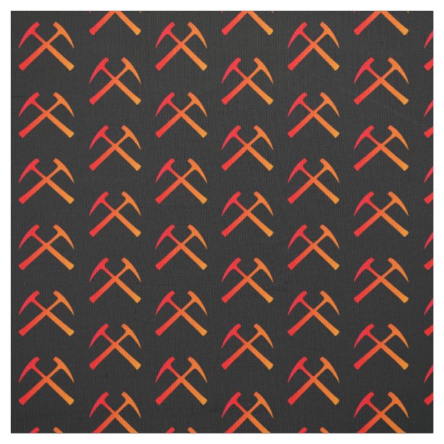 Tissu Marteaux croisés de roche (Échantillon)