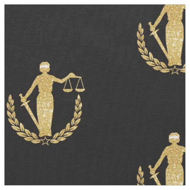 Tissu matériel Lady Justice (Fermer)