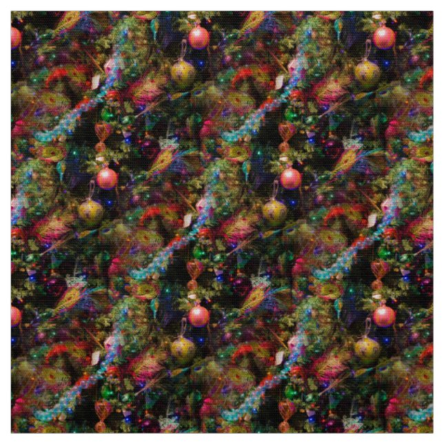 Tissu mauvais arbre de Noël (Échantillon)