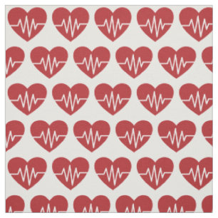 Tissu Médicale amour Motif de coeur
