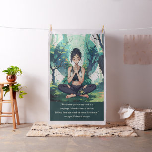 Tissu Méditation du Yoga de Forêt Naturelle Reiki Master