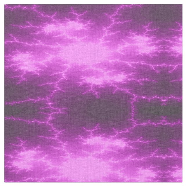 Tissu Mega Lightning Fractal Patterned Fabric d'artisana (Fermer)