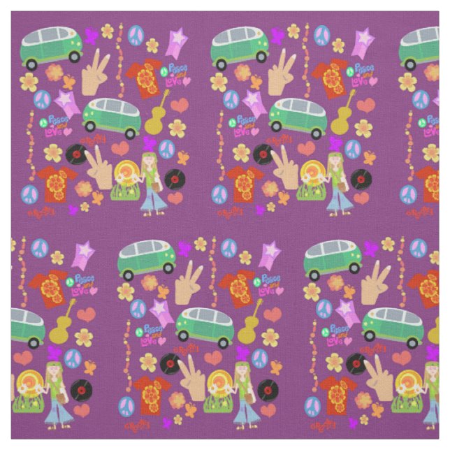 Tissu Mega Motif super Sixties (Échantillon)