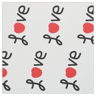 Tissu message d'amour