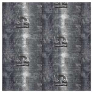 Tissu Metallic Style Libra Zodiac Sign