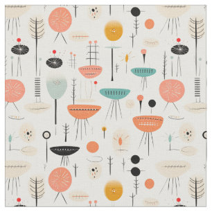 Tissu Mi-siècle Abstrait