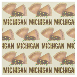 Tissu Michigan Upper Peninsula Viande pâtisserie à tarte