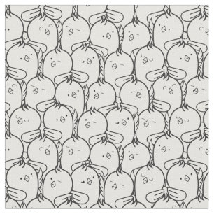 Tissu mignon 1 de poulets de bande dessinée