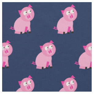 Tissu Mignon Enfant de Cochon Crèche Ferme Petit Cochon
