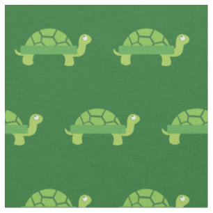 Tissu Mignon Enfant Tortue Bébé Crèche Vert Tortue