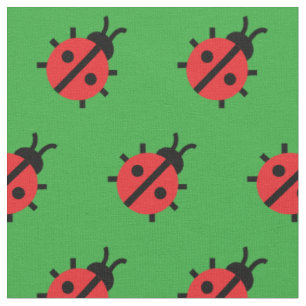 Tissu Mignonne coccinelle enfant bébé nurserie insecte v