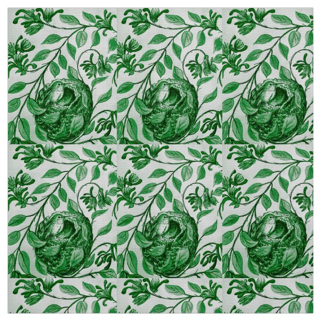 Tissu mini-colibri vert (Échantillon)