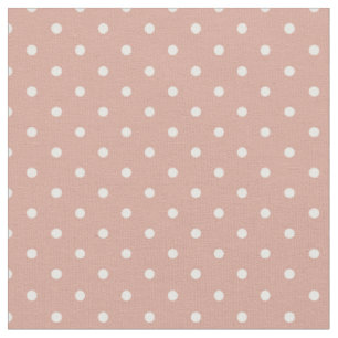 Tissu Minimaliste Moderne Fille aux pois Rose rose