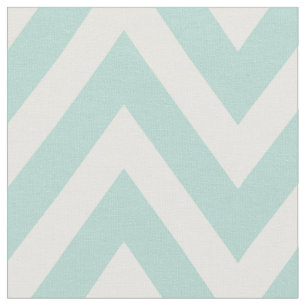 Tissu Mint Moderne Chevron Grande échelle