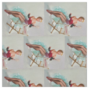 Tissu Miss Sylvania Pin-Up Girl