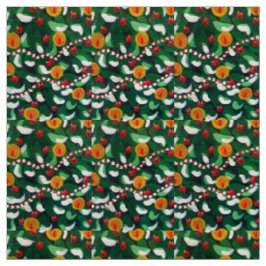 Tissu Mme Elizabeth Christmas Tree