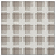 Mocha Brown Gingham buffalo plaid check 