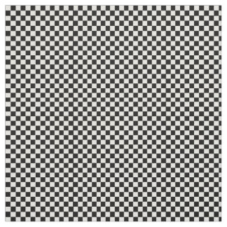 Tissu Modèle checkered noir et blanc