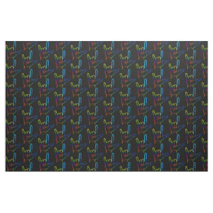 Tissu modelé d'ASL d'éclat d'arc-en-ciel je t'ai