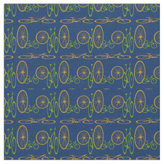 Tissu Modèle de bicyclette et de roue