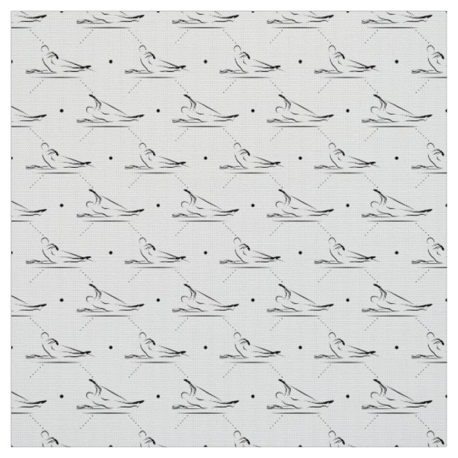 Tissu modèle de poses de Pilates (Échantillon)