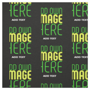 TISSU MODÈLE DE TEXTE D'IMAGE NOIRE SIMPLE ET MODERNE