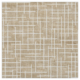 Tissu Modern Crosshatch burlap texture pattern