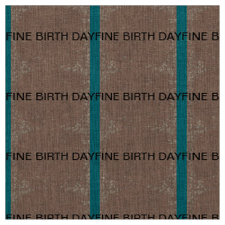 TISSU MODERNE_GIFT_FINE JOUR DE NAISSANCE _MOTIF_BROWN