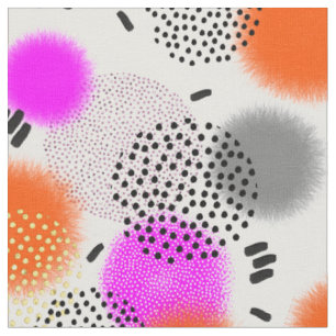 Tissu Moderne Gras brillant Artsy Motif Abstrait