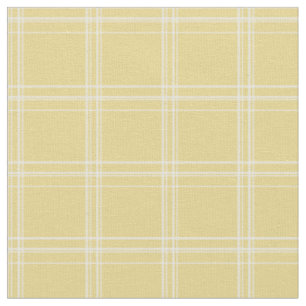 Tissu Moderne rétro jaune et blanc maclaren scotland