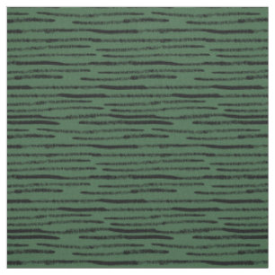 Tissu Moderne tendance Black Lines Hunter Green Arrière
