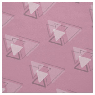 Tissu Modeste Monochrome géométrique Triangles Joke