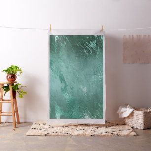 Tissu Molten Jade   Marbre de luxe Emerald Green
