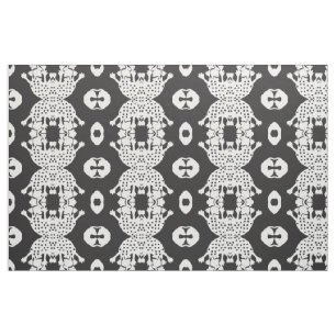 Tissu monstre Amoeba noir
