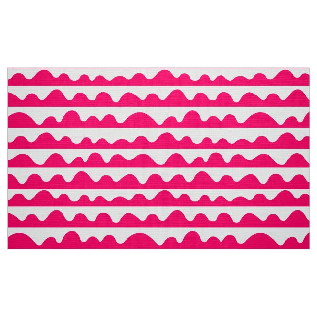 Tissu Motif 020815 - Rouge et blanc néon (Fat Quarter)